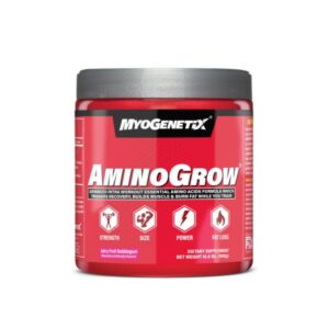 Myogenetix AMINOGROW HSP90, 10.6 Oz (60 Servings, Juicy Fruit Bubblegum Flavor)