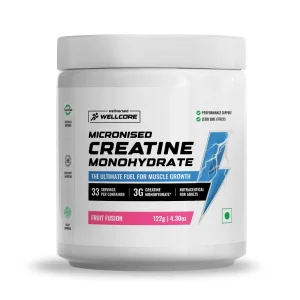 Wellcore - Pure Micronised Creatine Monohydrate (122g, 33 Servings) ( Free Delivery )