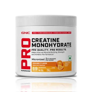 Gnc Creatine Monohydrate orange flavor 250 gm ( free delivery )