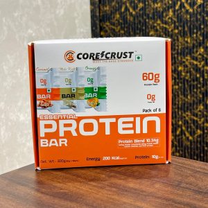 Core Crust high Quality premium protein bars 10 gm protein in one bar weight 50gm each bar pack of 6 bar ( free delivery )