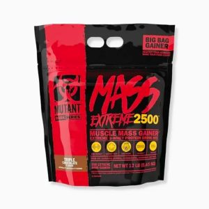 Mutant Mass Extreme 2500 Muscle Mass Gainer 12lbs chocolate flavor  (   )